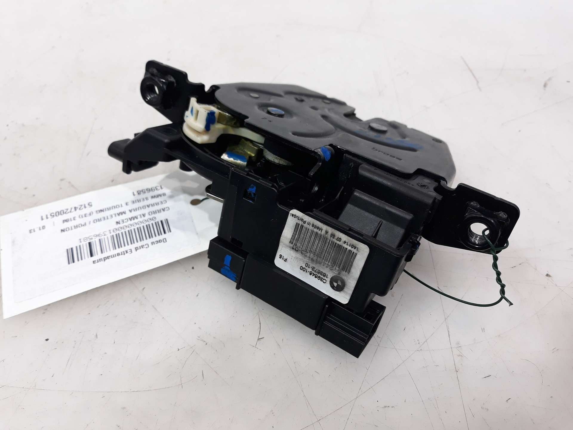 CERRADURA MALETERO / PORTON BMW SERIE 3 TOURING (F31) 2012-2016 (51247200511 1396581)