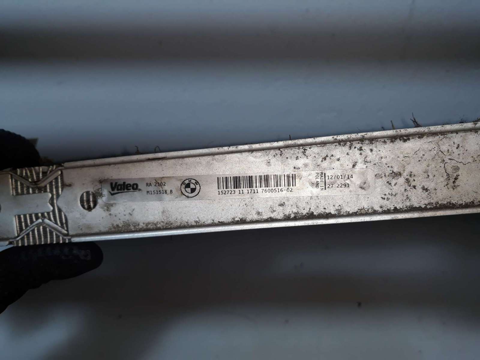 RADIADOR AGUA BMW SERIE 3 TOURING (F31) 2012-2016 (17118672102 1396661)