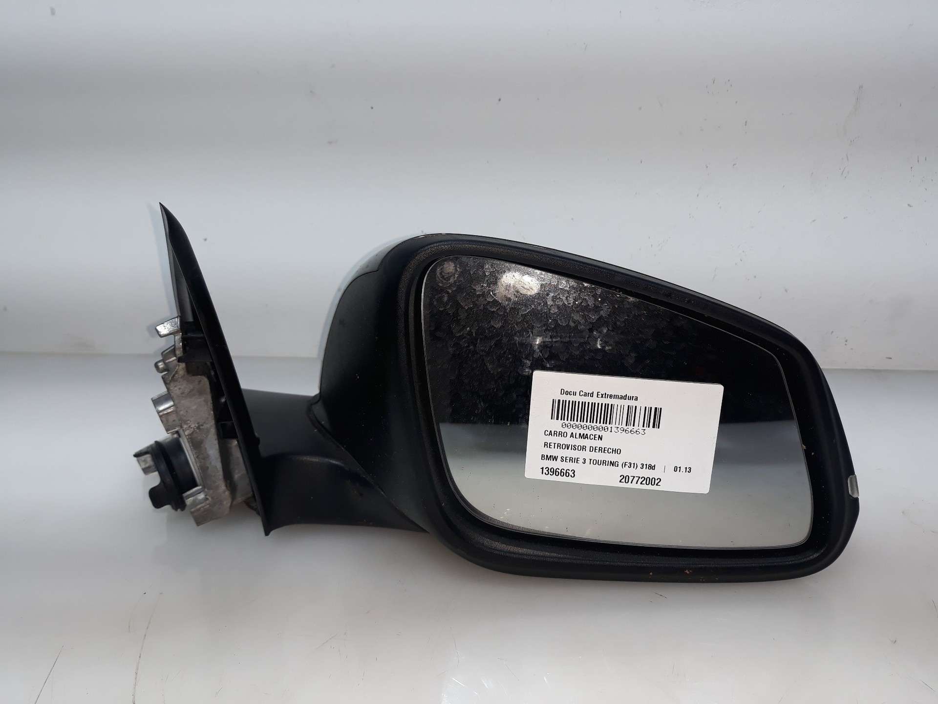 RETROVISOR DERECHO BMW SERIE 3 TOURING (F31) 2012-2016 (51167345666 1396663)