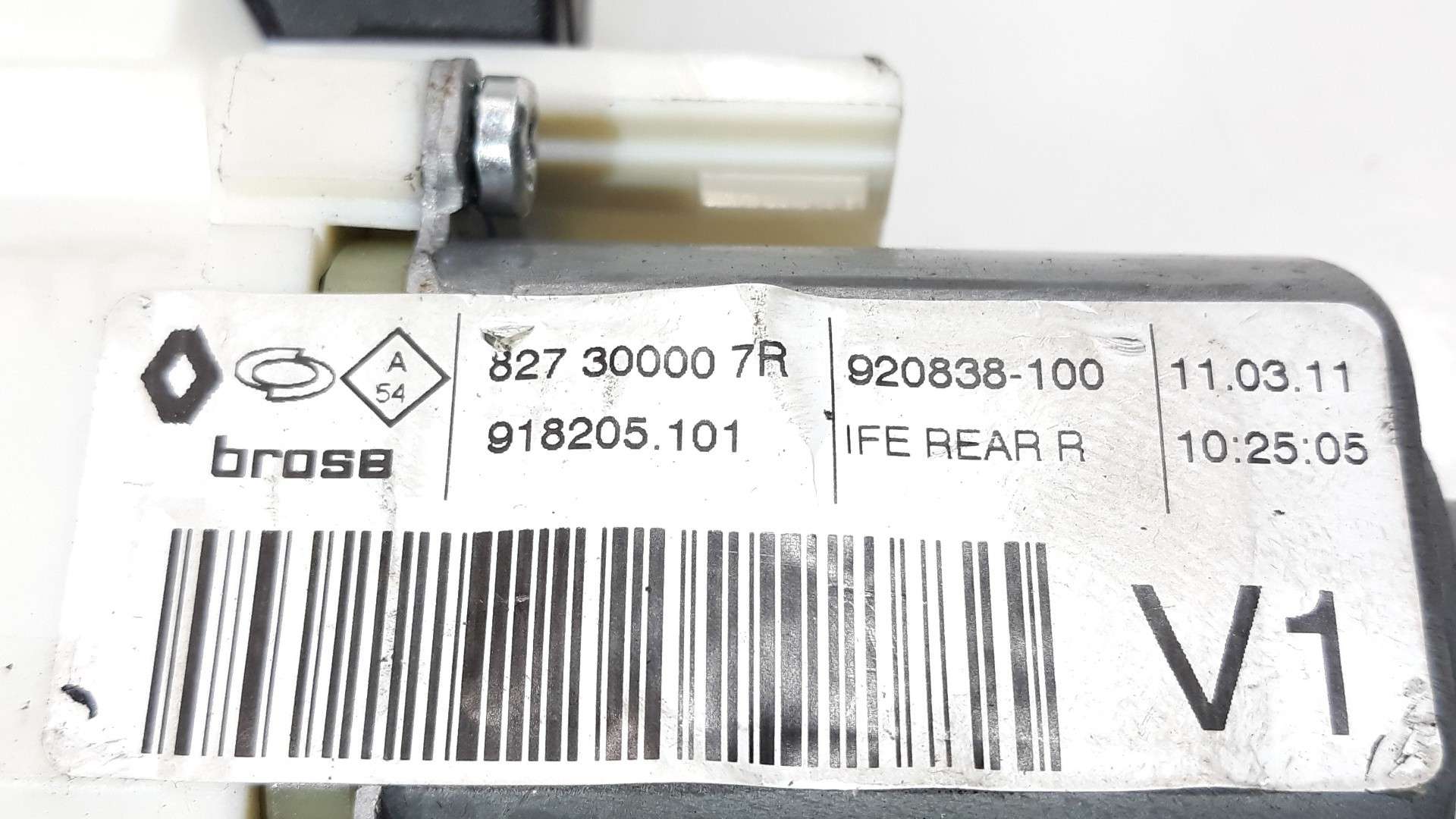 ELEVALUNAS TRASERO DERECHO RENAULT LATITUDE 2010-2014 (827200009R 1612787)