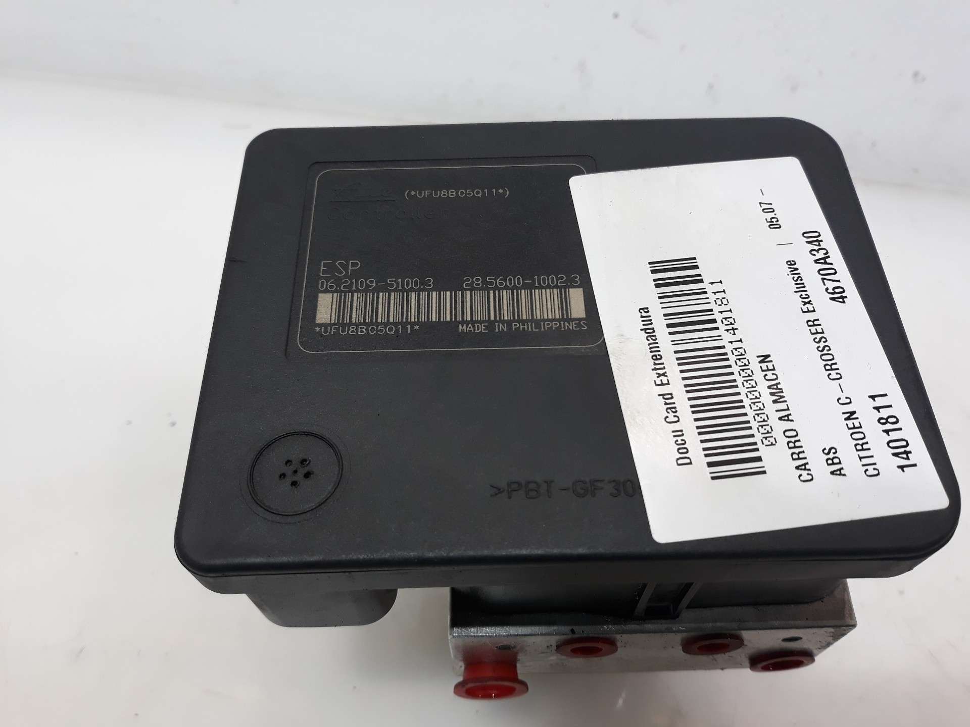 ABS CITROËN C-CROSSER 2007-2012 (4670A340 1401811)