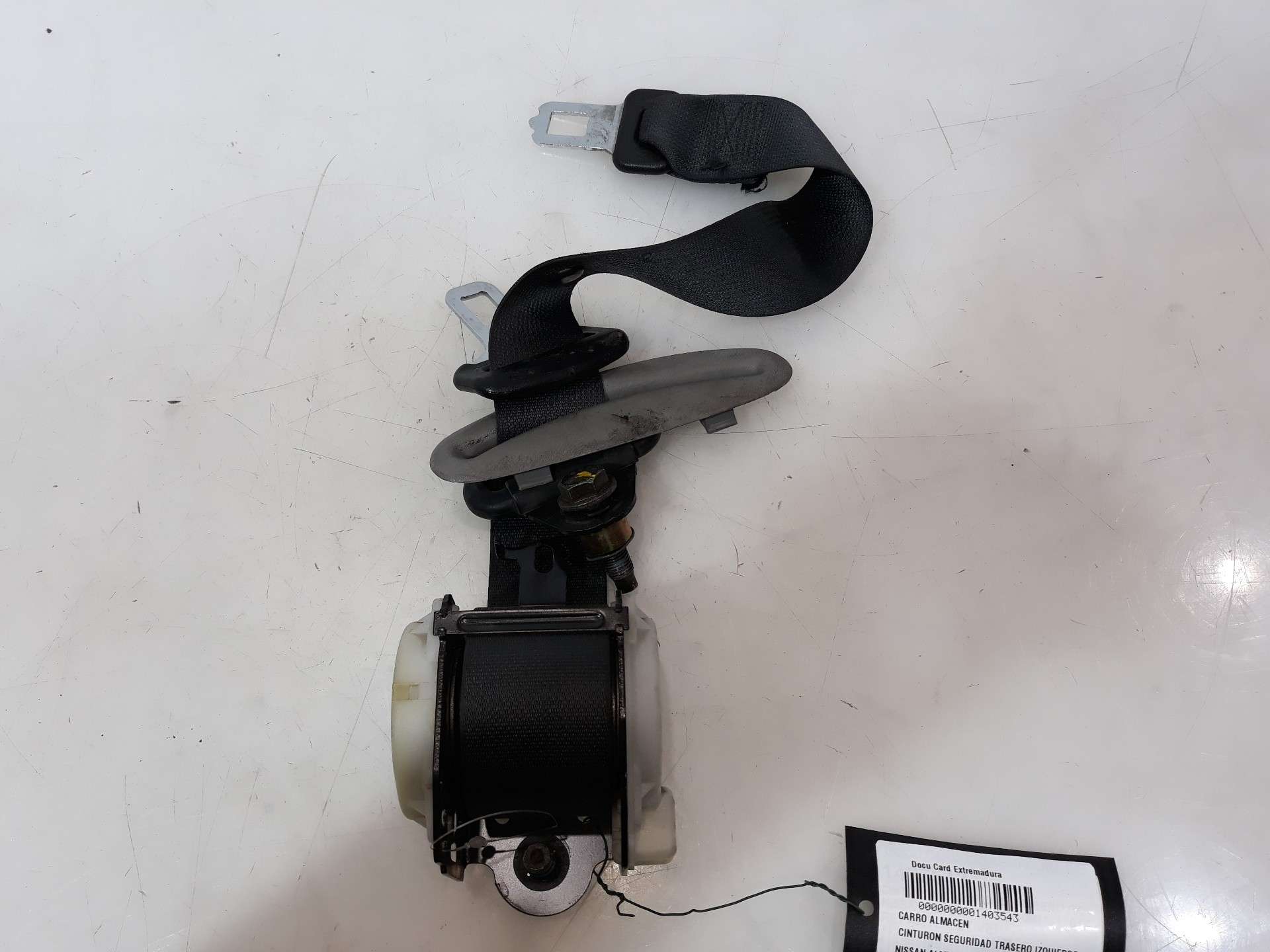 CINTURON SEGURIDAD TRASERO IZQUIERDO NISSAN ALMERA TINO (V10M) 2000-2006 (307797099JN7 1403543)
