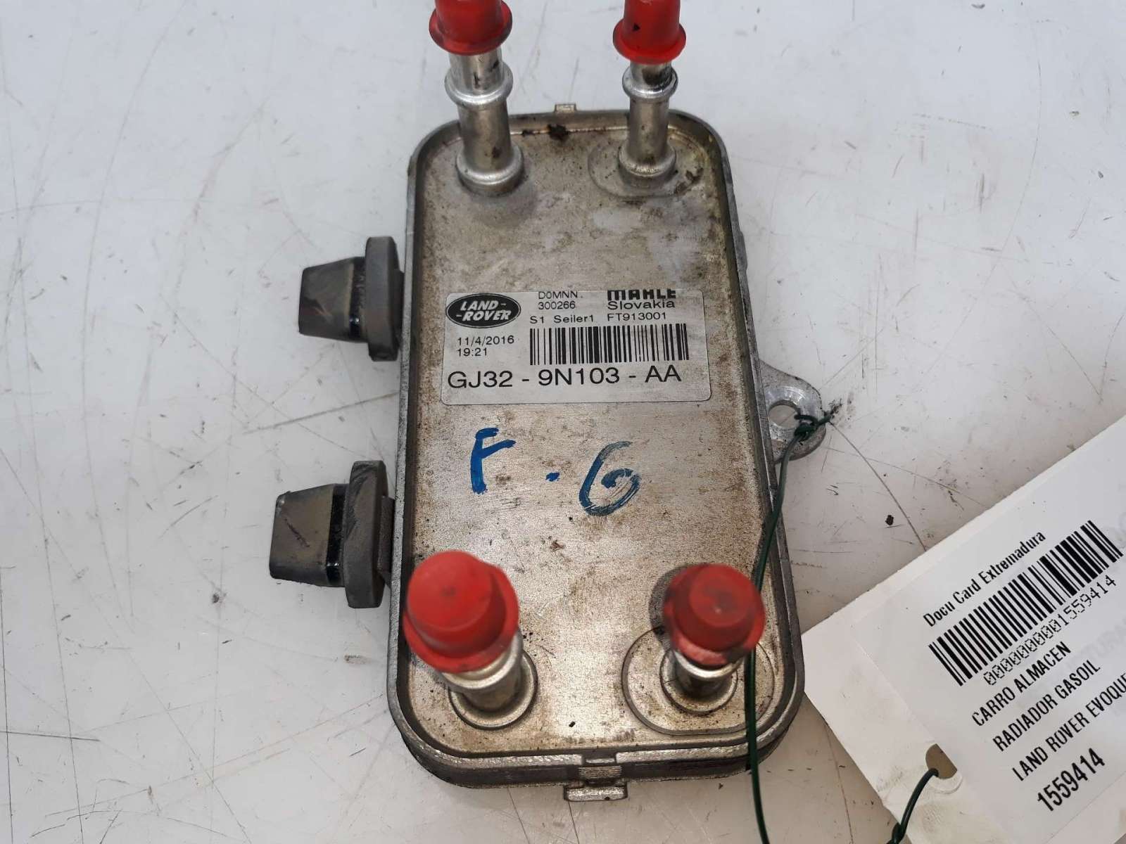 RADIADOR GASOIL LAND ROVER EVOQUE 2011-2018 (GJ329N103AA 1559414)