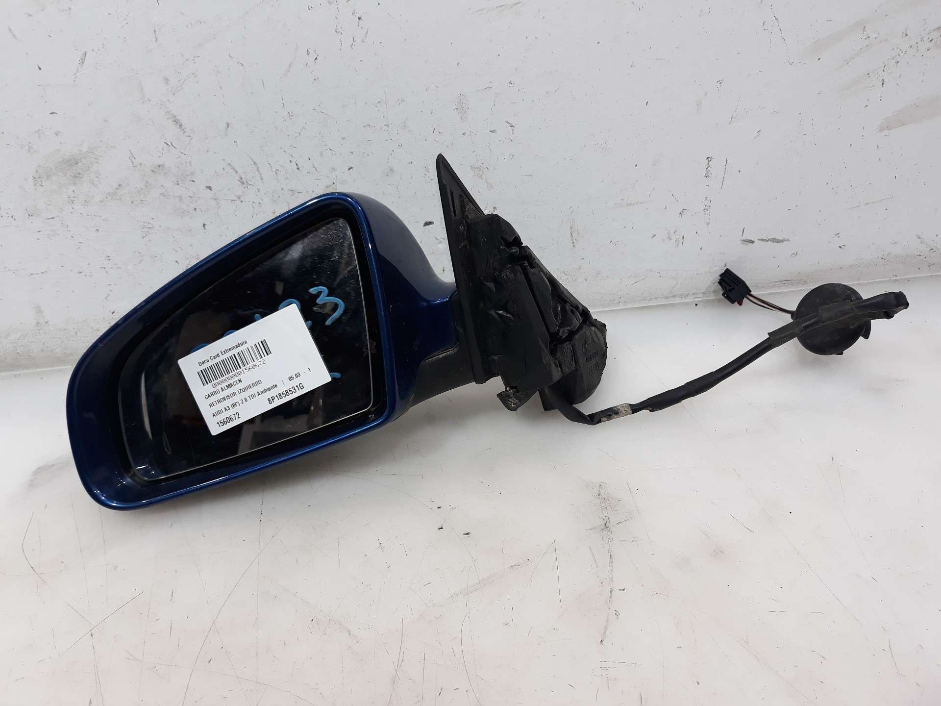 RETROVISOR IZQUIERDO AUDI A3 (8P) 2003-2012 (8P1858531G 1560672)
