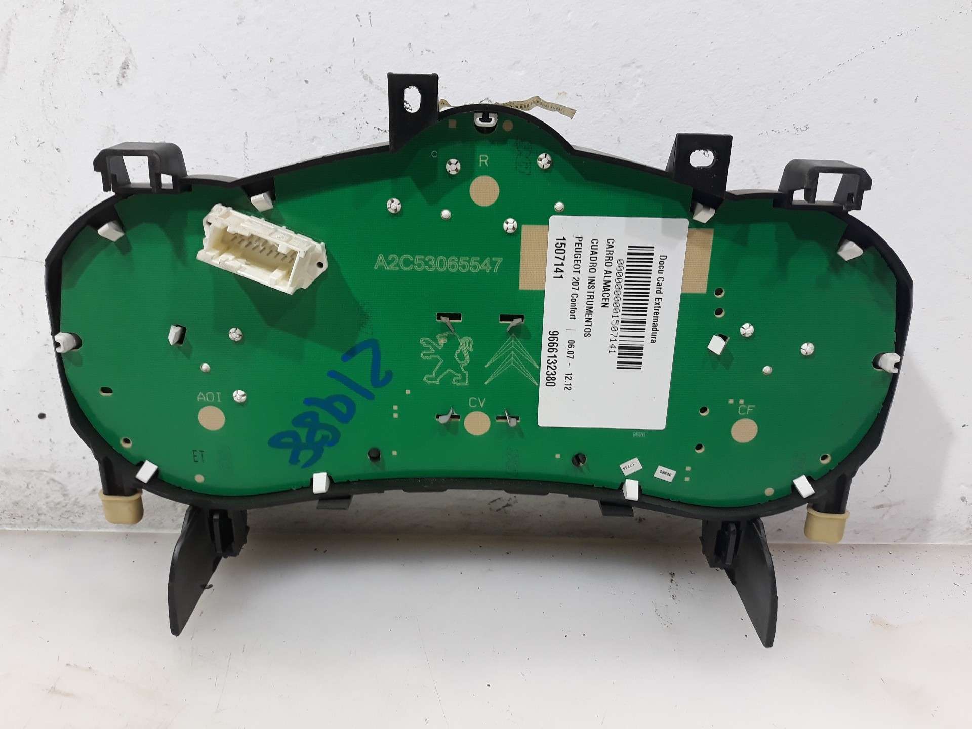 CUADRO INSTRUMENTOS PEUGEOT 207 2006-2012 (9666132380 1507141)