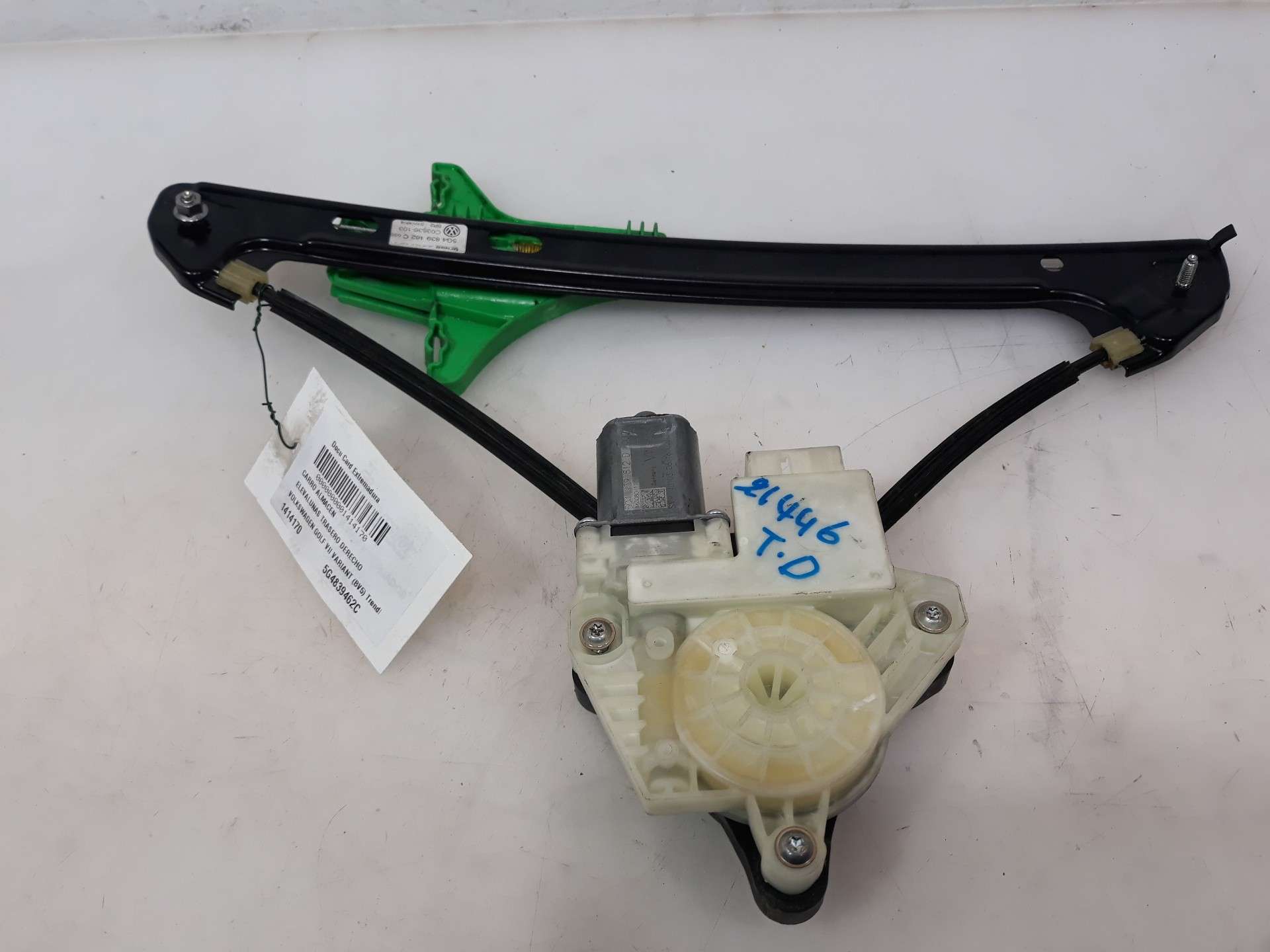 ELEVALUNAS TRASERO DERECHO VOLKSWAGEN GOLF VII VARIANT (BV5) 2016- (5G4839462C 1414170)