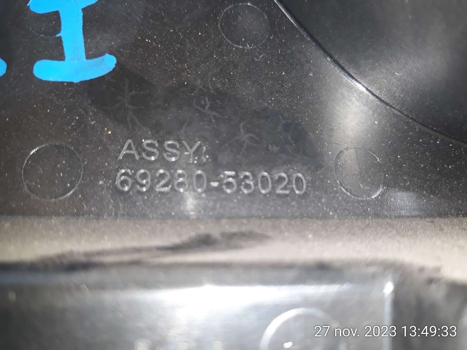 MANETA INTERIOR TRASERA IZQUIERDA LEXUS IS 2013- (6928053070C0 1508058)