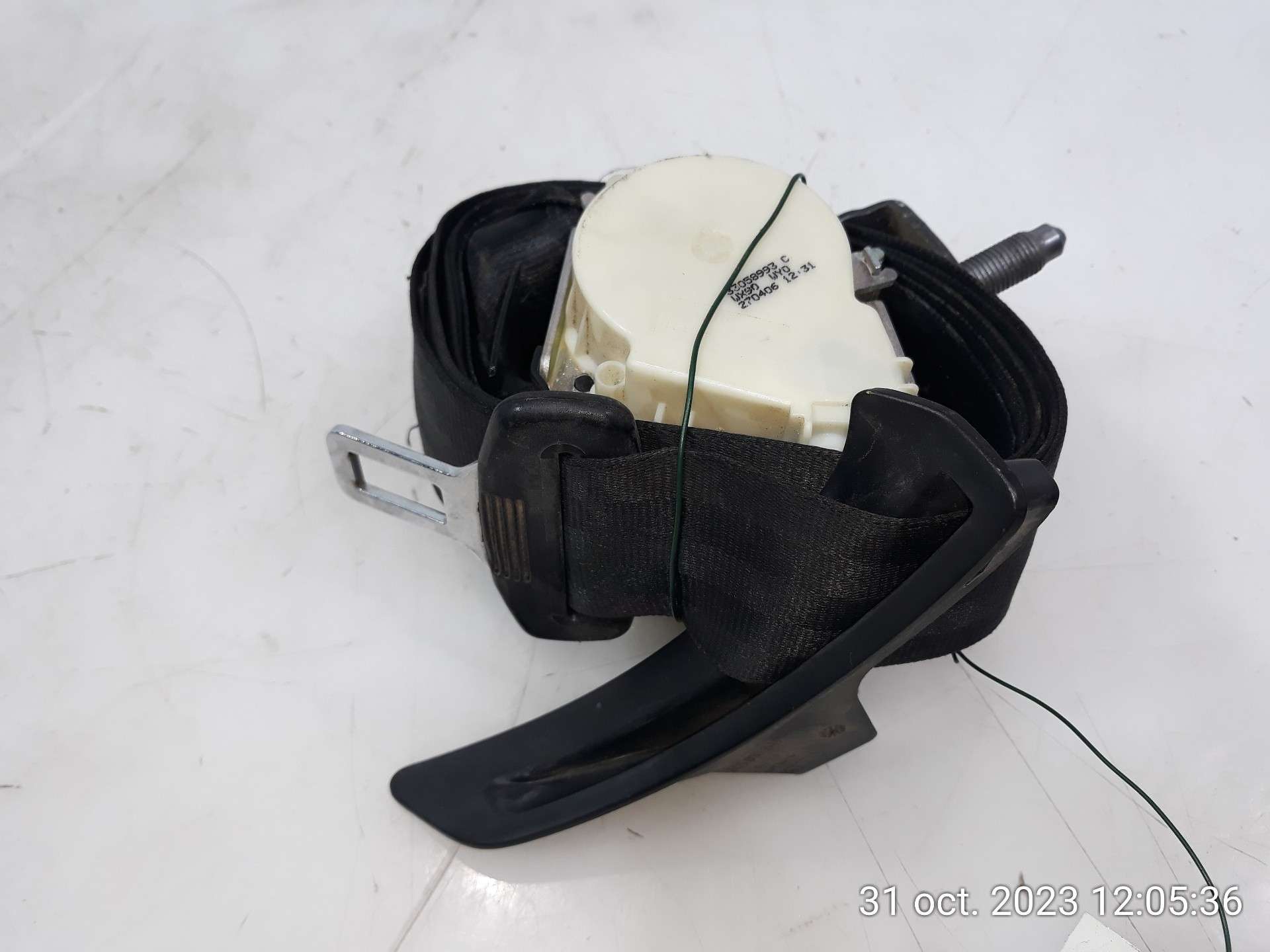 CINTURON SEGURIDAD TRASERO IZQUIERDO VOLKSWAGEN PASSAT BERLINA (3C2) 2005-2010 (33058993C 1432758)
