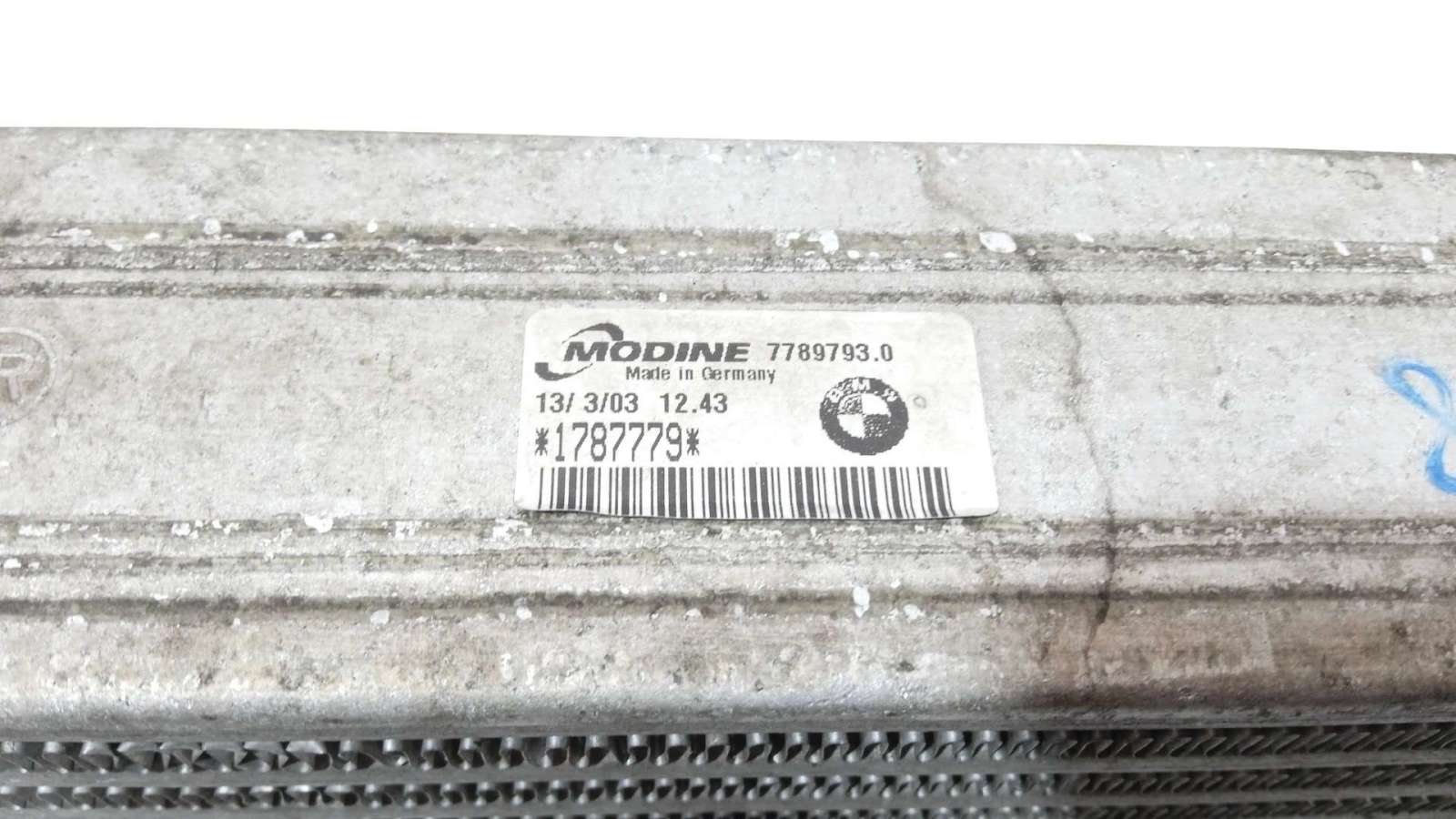 INTERCOOLER BMW SERIE 3 TOURING (E46) 1999-2006 (17517793370 1661081)
