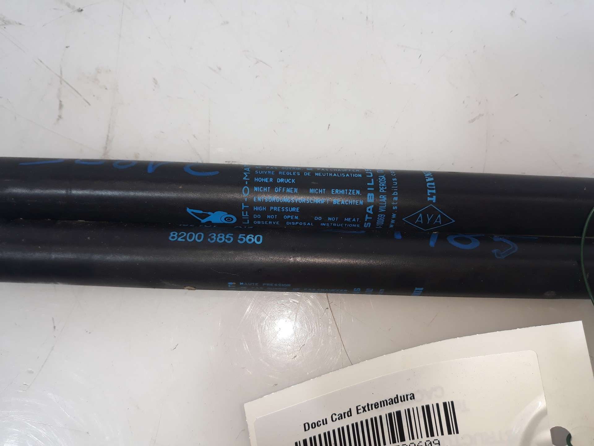 AMORTIGUADORES MALETERO / PORTON RENAULT TWINGO 2007-2016 (8200385560 1509609)