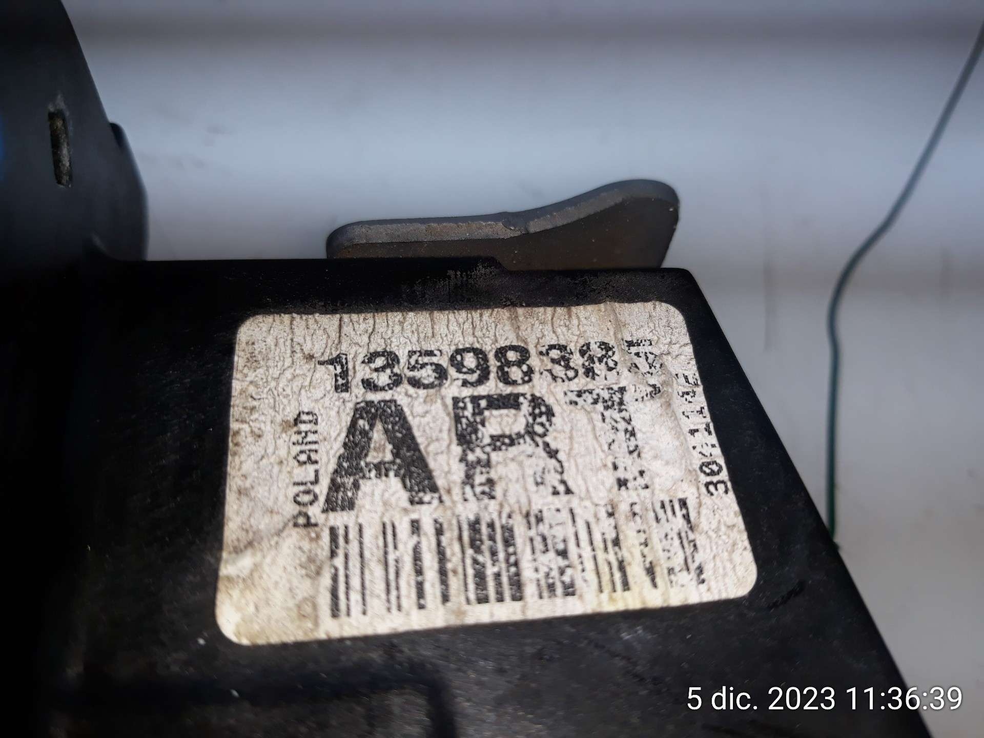 CERRADURA PUERTA TRASERA DERECHA OPEL INSIGNIA GRAND SPORT 2017- (13533667 1565786)