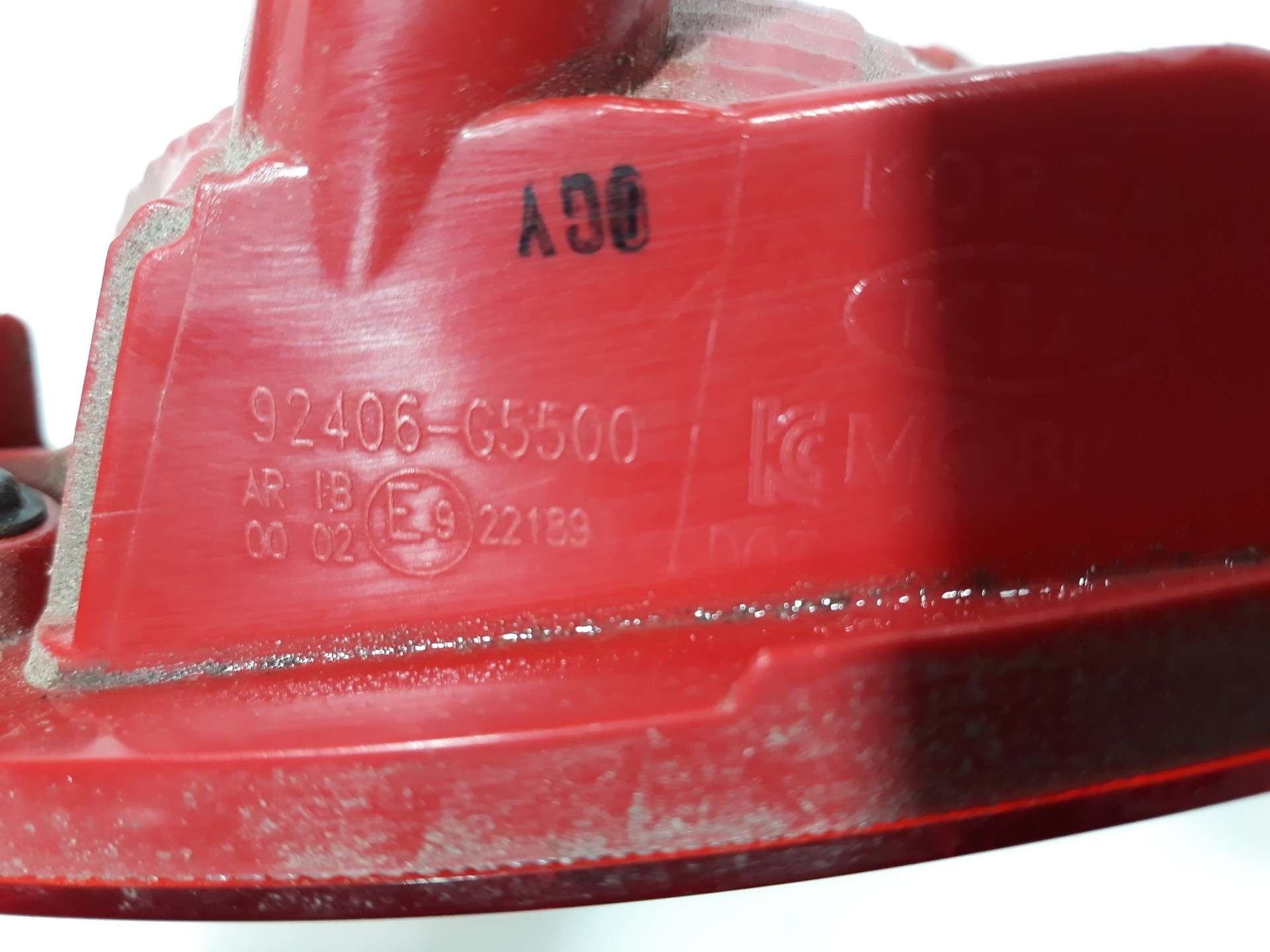 PILOTO TRASERO ANTINIEBLA KIA NIRO I (DE) 2016- (92406G5500 1444546)