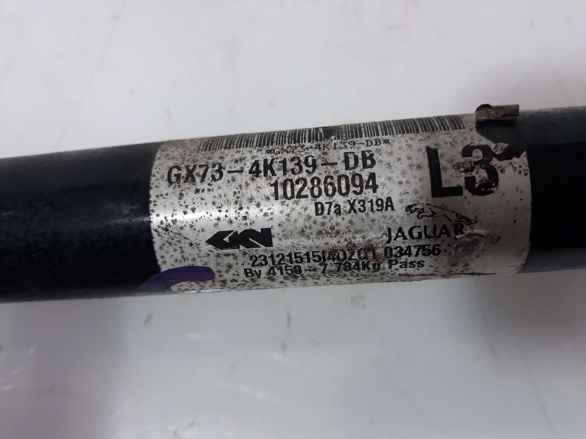 TRANSMISION TRASERA DERECHA JAGUAR XF II (X260) 2015- (GX734K139DB 1510468)