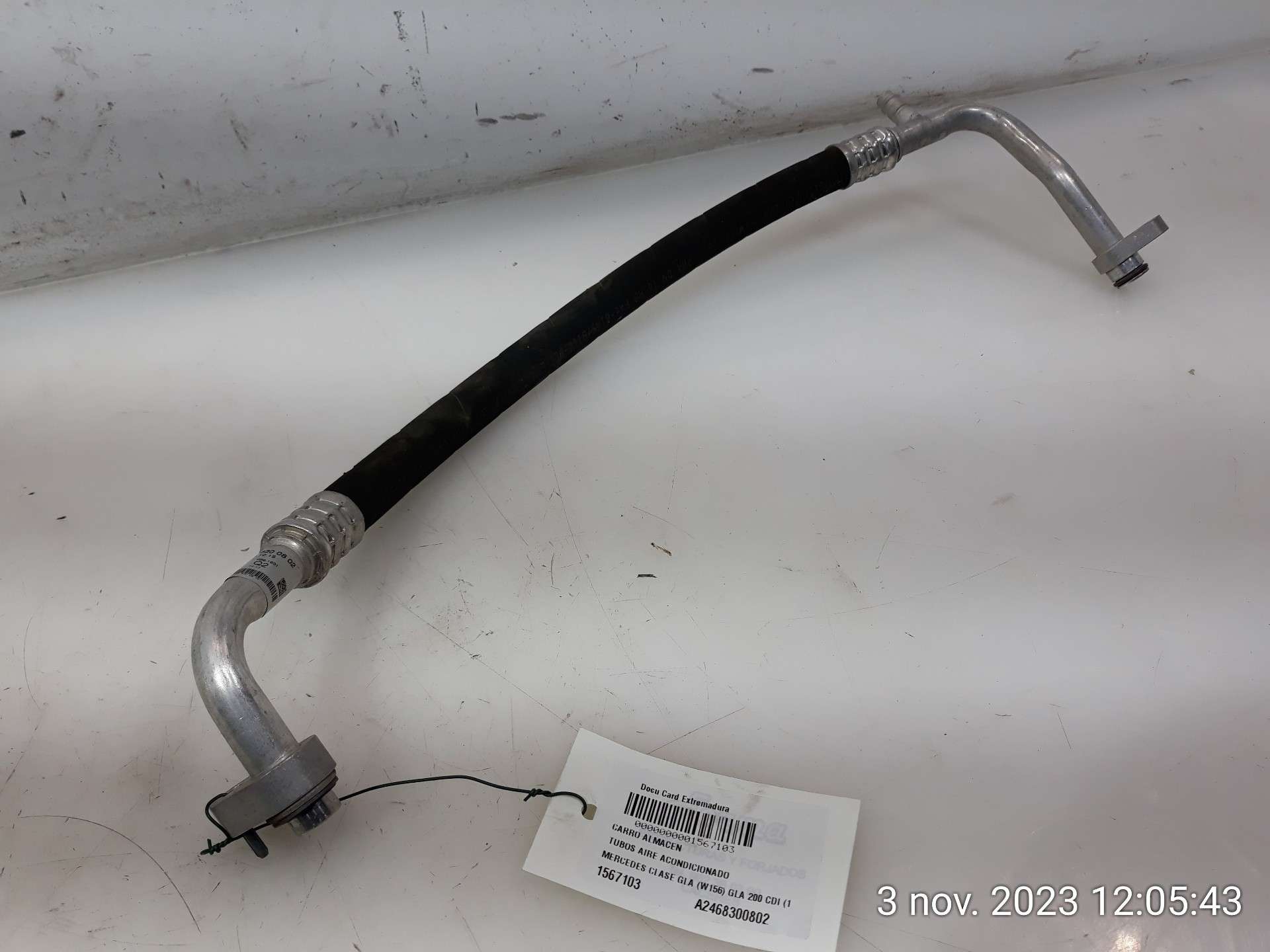 TUBOS AIRE ACONDICIONADO MERCEDES-BENZ CLASE GLA (X156) 2013- (A2468300802 1567103)