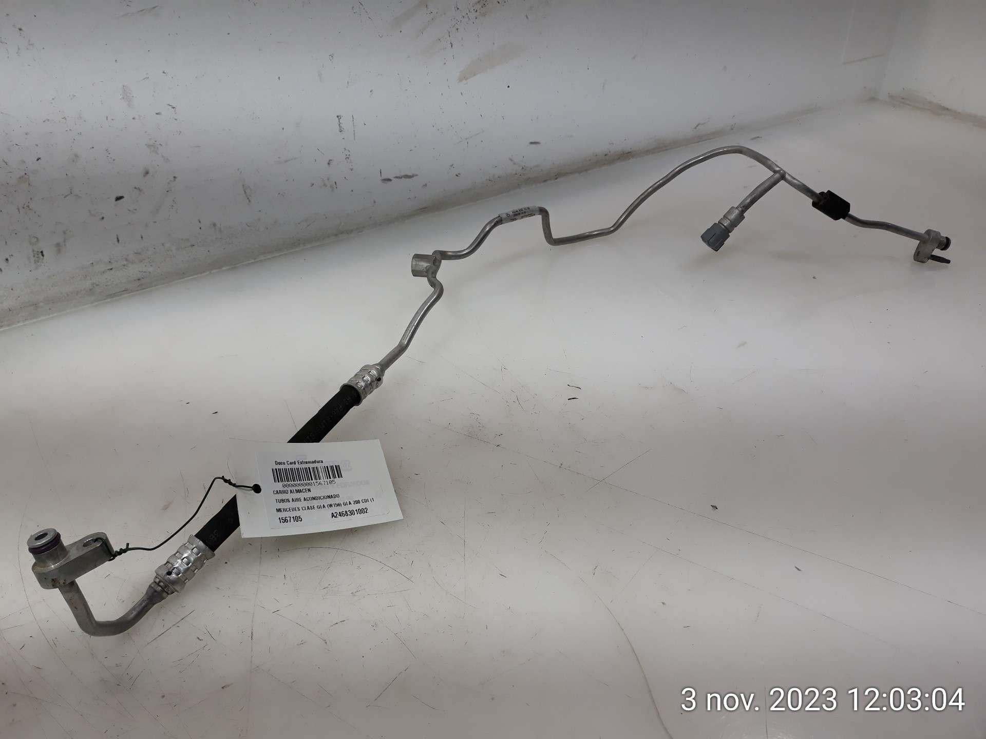 TUBOS AIRE ACONDICIONADO MERCEDES-BENZ CLASE GLA (X156) 2013- (A2468301002 1567105)