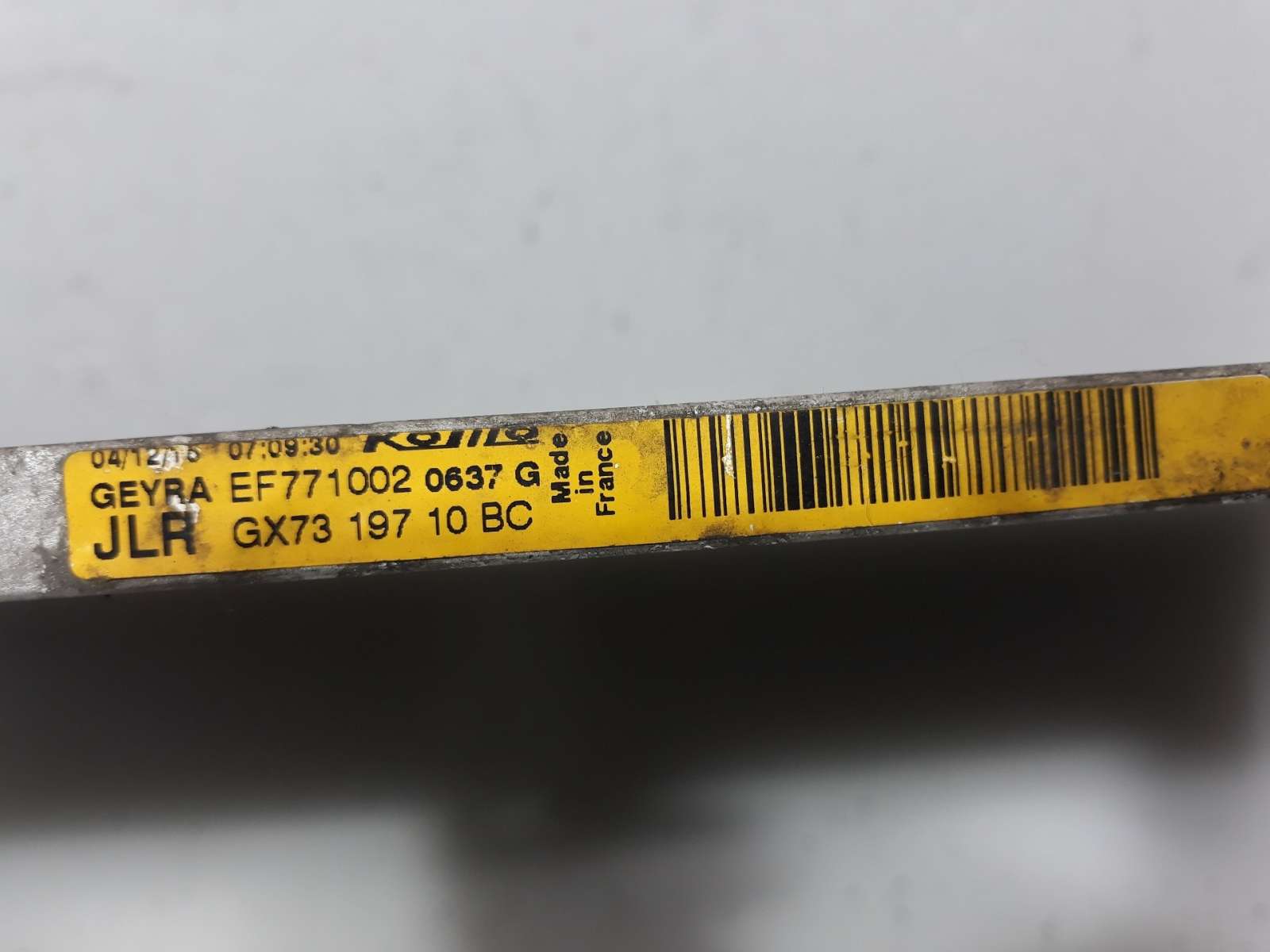 CONDENSADOR / RADIADOR  AIRE ACONDICIONADO JAGUAR XF II (X260) 2015- (GX7319710BC 1510481)