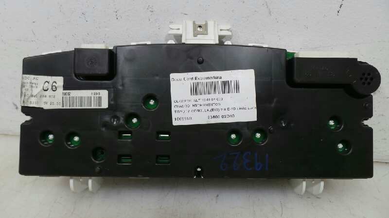 CUADRO INSTRUMENTOS TOYOTA COROLLA (E12) 2001-2007 (83800 02D10 1069989)