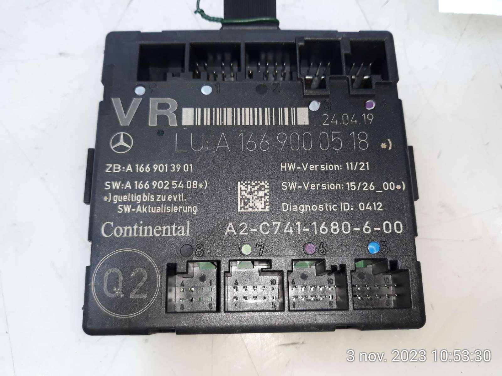 MODULO ELECTRONICO MERCEDES-BENZ CLASE GLA (X156) 2013- (A1669000518 1567306)