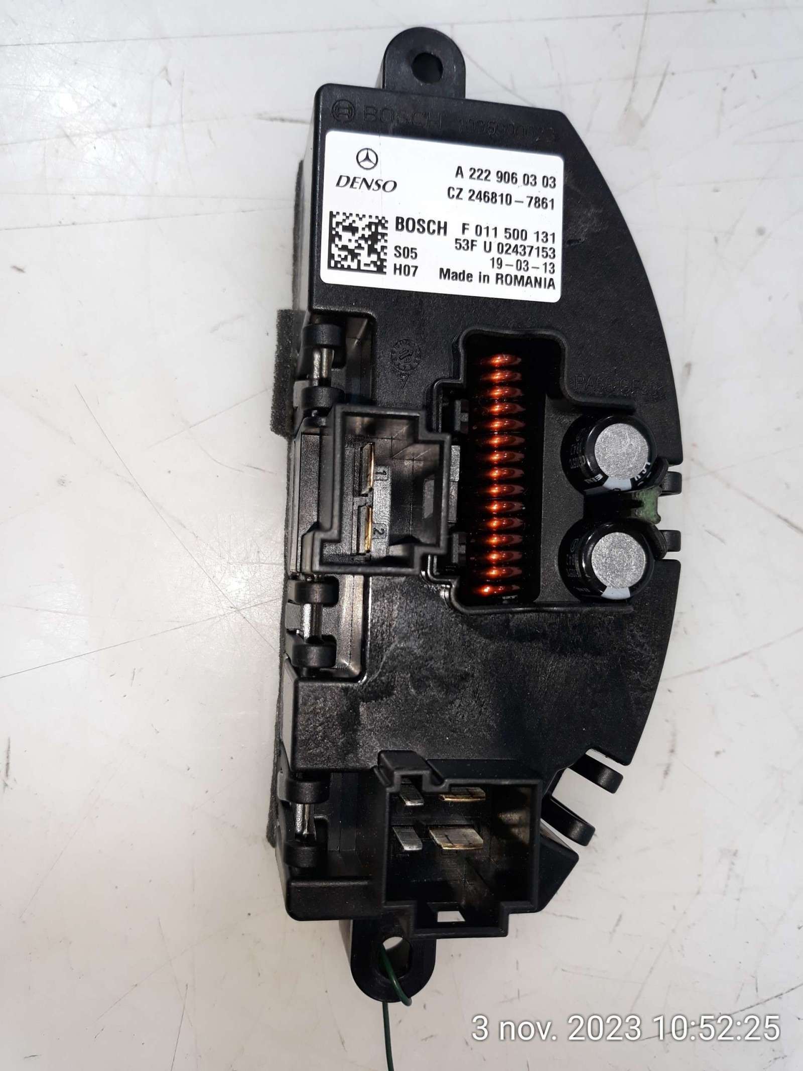 RESISTENCIA CALEFACCION MERCEDES-BENZ CLASE GLA (X156) 2013- (A2229060303 1567310)