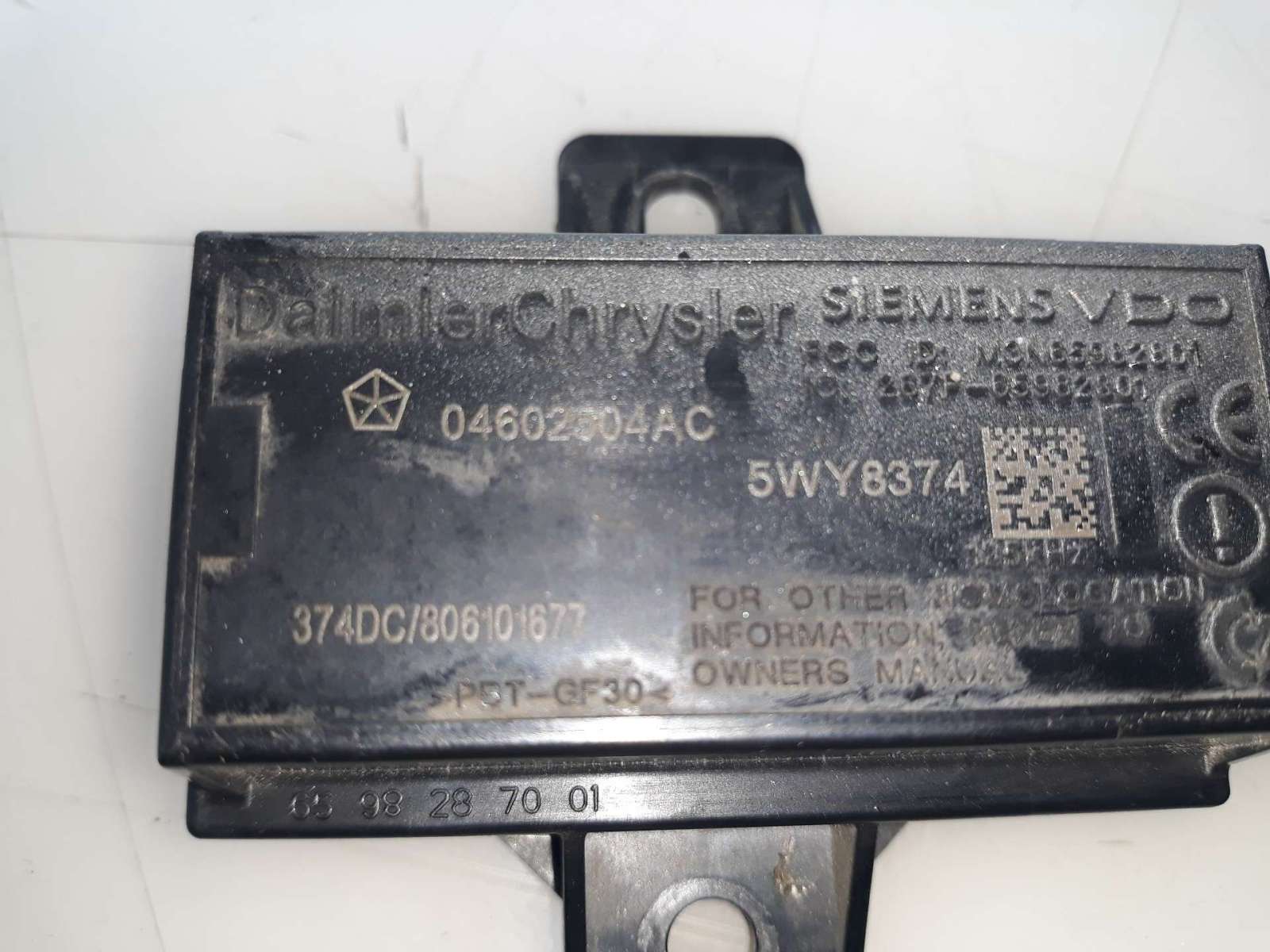 SENSOR CHRYSLER 300C (LX, LE) 2004- (04602504AC 1568070)