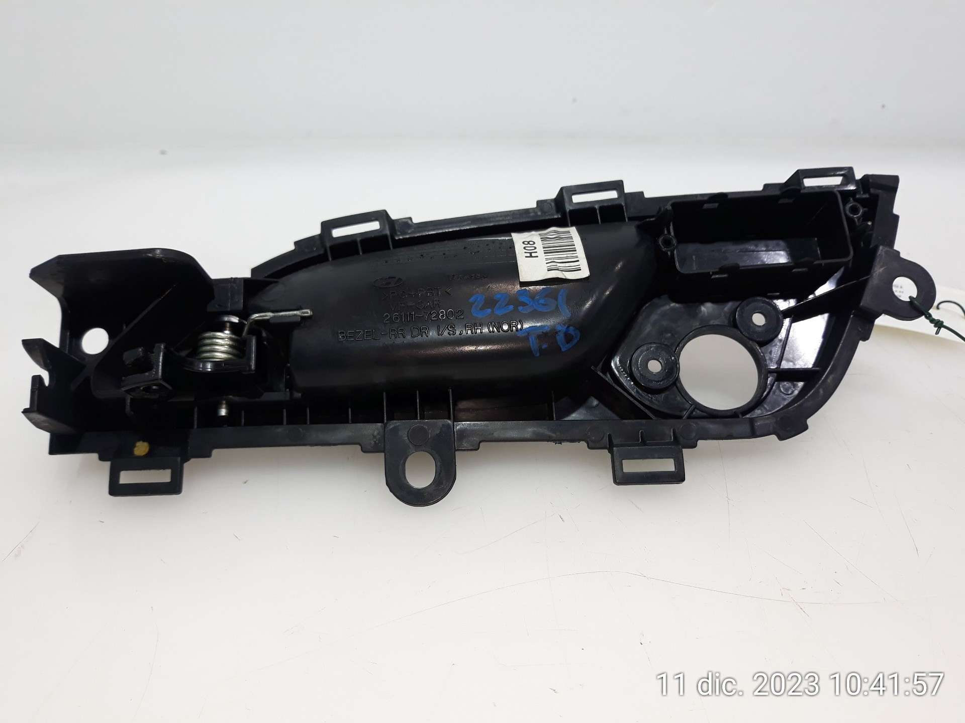 MANETA INTERIOR TRASERA DERECHA HYUNDAI i40 I (VF) 2012-2019 (836203Z030RY 1568085)