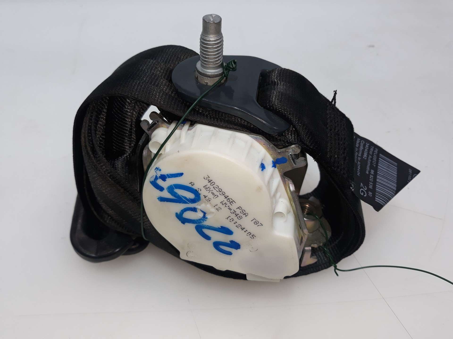 CINTURON SEGURIDAD TRASERO IZQUIERDO PEUGEOT 5008 2009-2017 (9682053680 1569764)