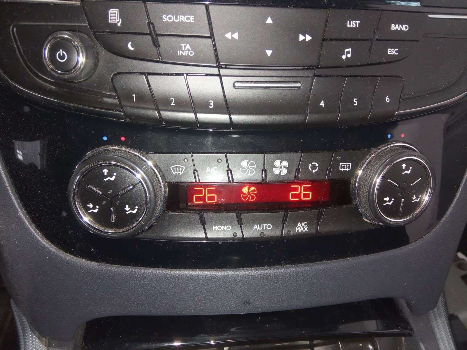 MANDO CLIMATIZADOR PEUGEOT 508 I (8D_) 2010-2018 (96656643XZ 1574813)