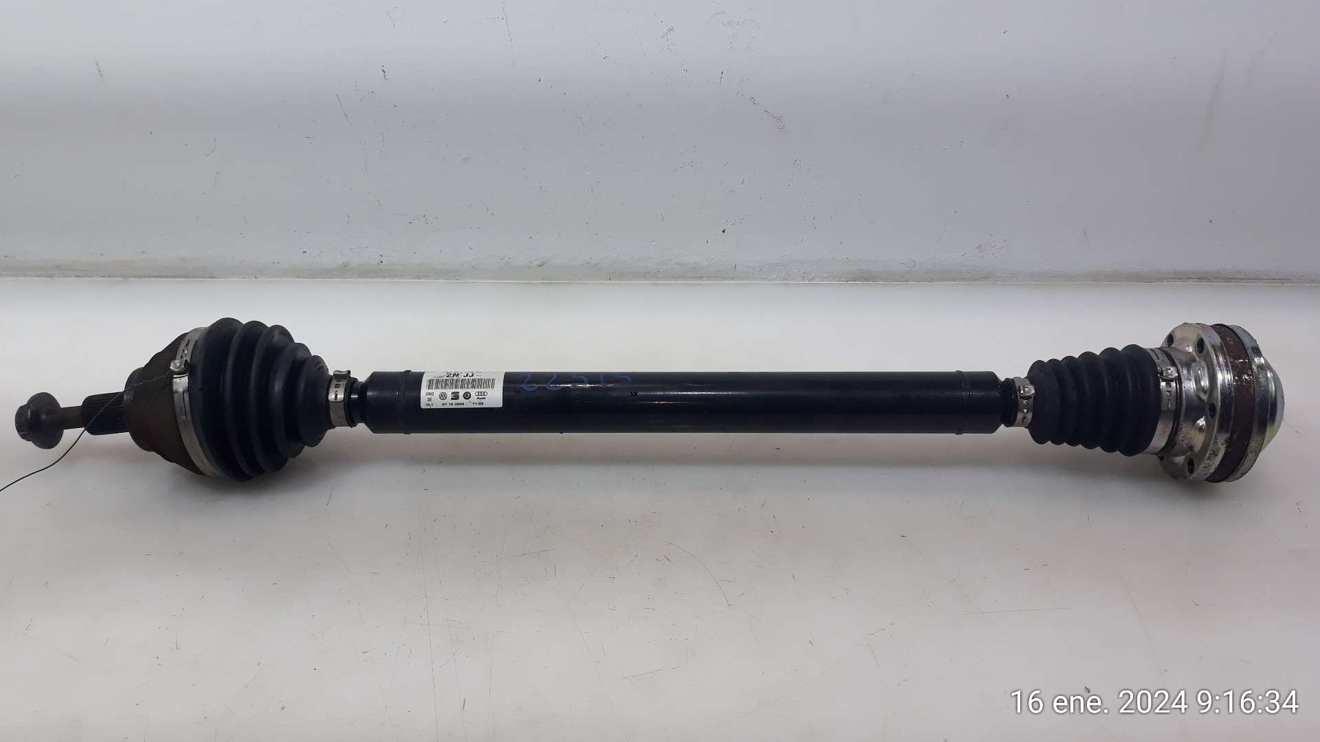 TRANSMISION DELANTERA DERECHA SKODA SUPERB COMBI (3T5) 2009-2015 (1K0407272NJ 1575848)