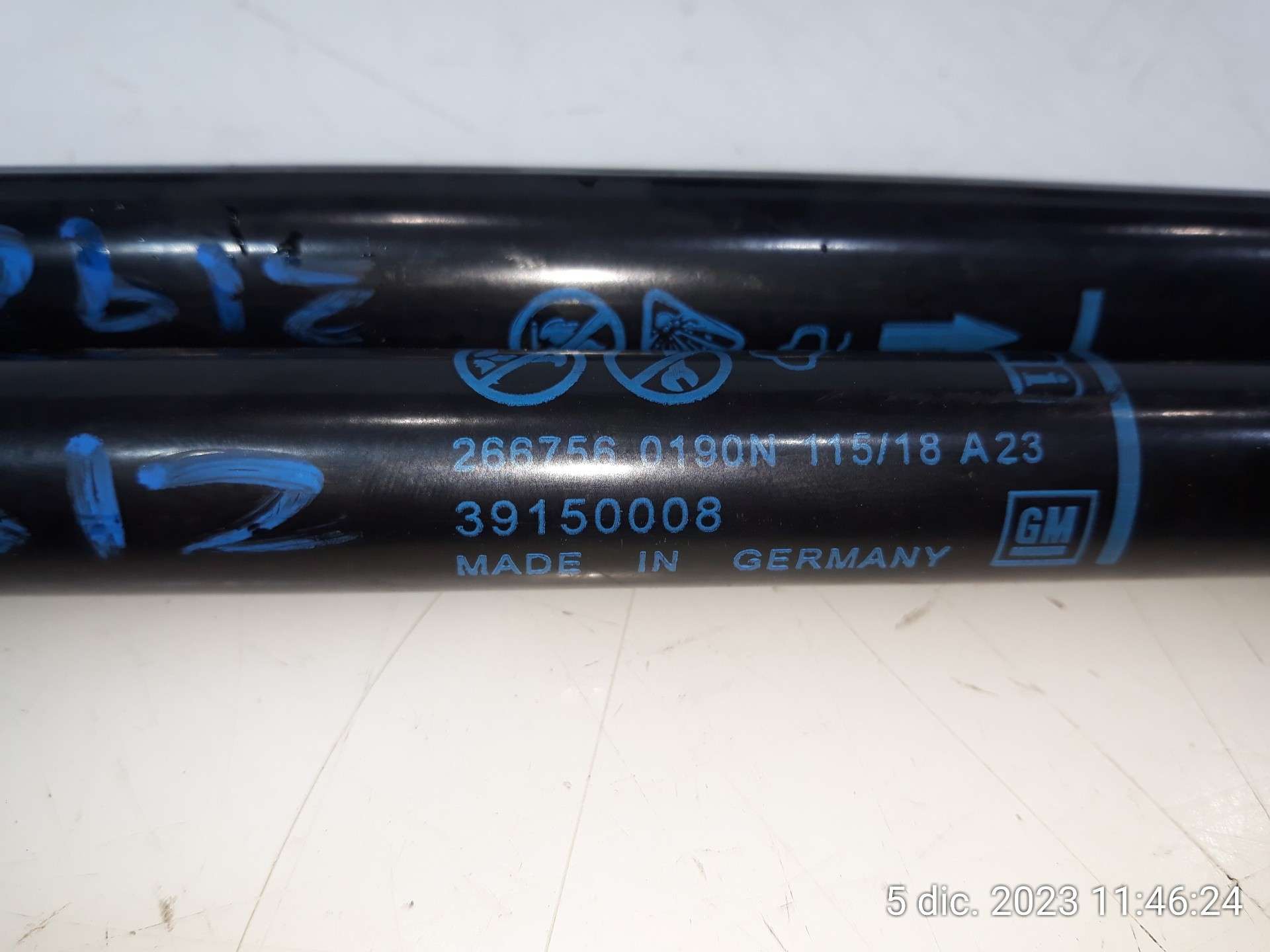 AMORTIGUADORES CAPO OPEL INSIGNIA GRAND SPORT 2017- (39150008 1576047)