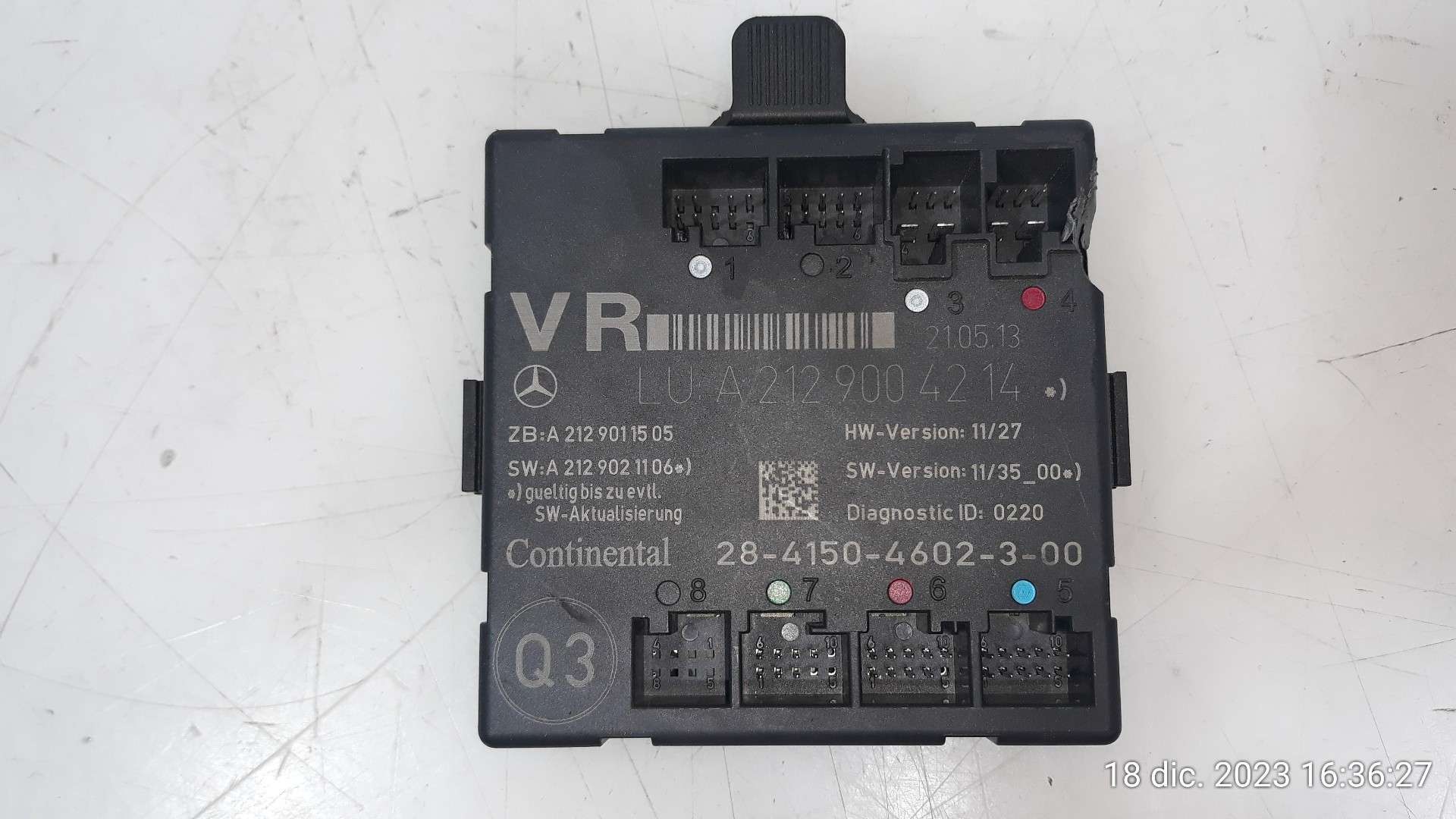 MODULO ELECTRONICO MERCEDES-BENZ CLASE C (W204) FAMILIAR 2011-2014 (A2129004214 1578216)