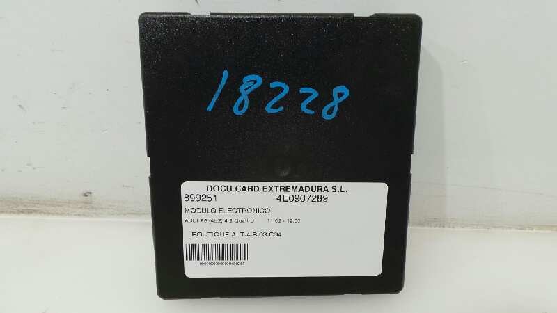 MODULO ELECTRONICO AUDI A8 (4E2) 2002-2010 (4E0907289 899251)