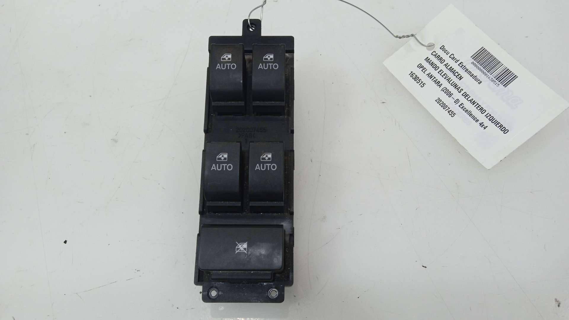 MANDO ELEVALUNAS DELANTERO IZQUIERDO OPEL ANTARA 2006-2016 (20968462 1630515)