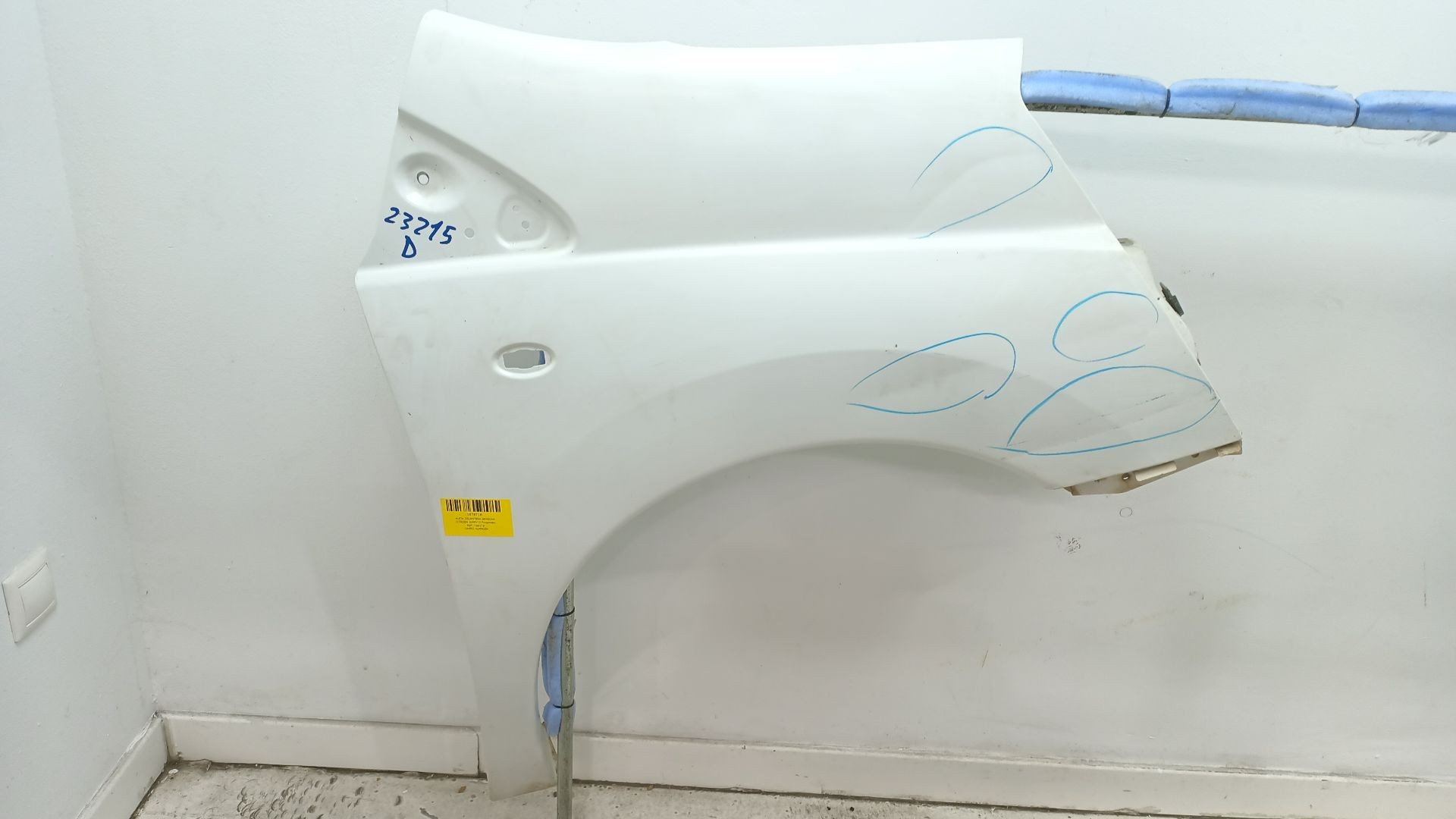 ALETA DELANTERA DERECHA CITROËN JUMPY II Furgoneta 2007-2016 (7841T8 1678718)