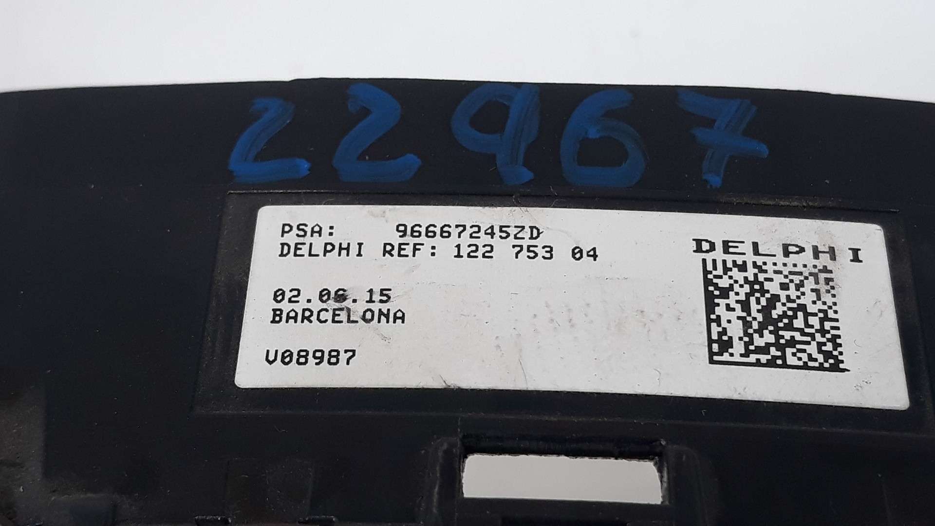 MANDO MULTIFUNCION CITROËN C4 PICASSO 2013- (96667245ZD 1633181)