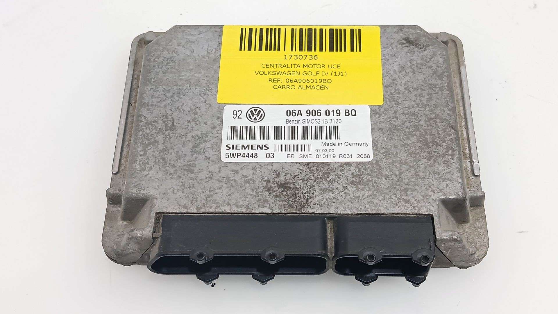 CENTRALITA MOTOR UCE VOLKSWAGEN GOLF IV (1J1) 1997-2008 (06A906019BQ 1730736)