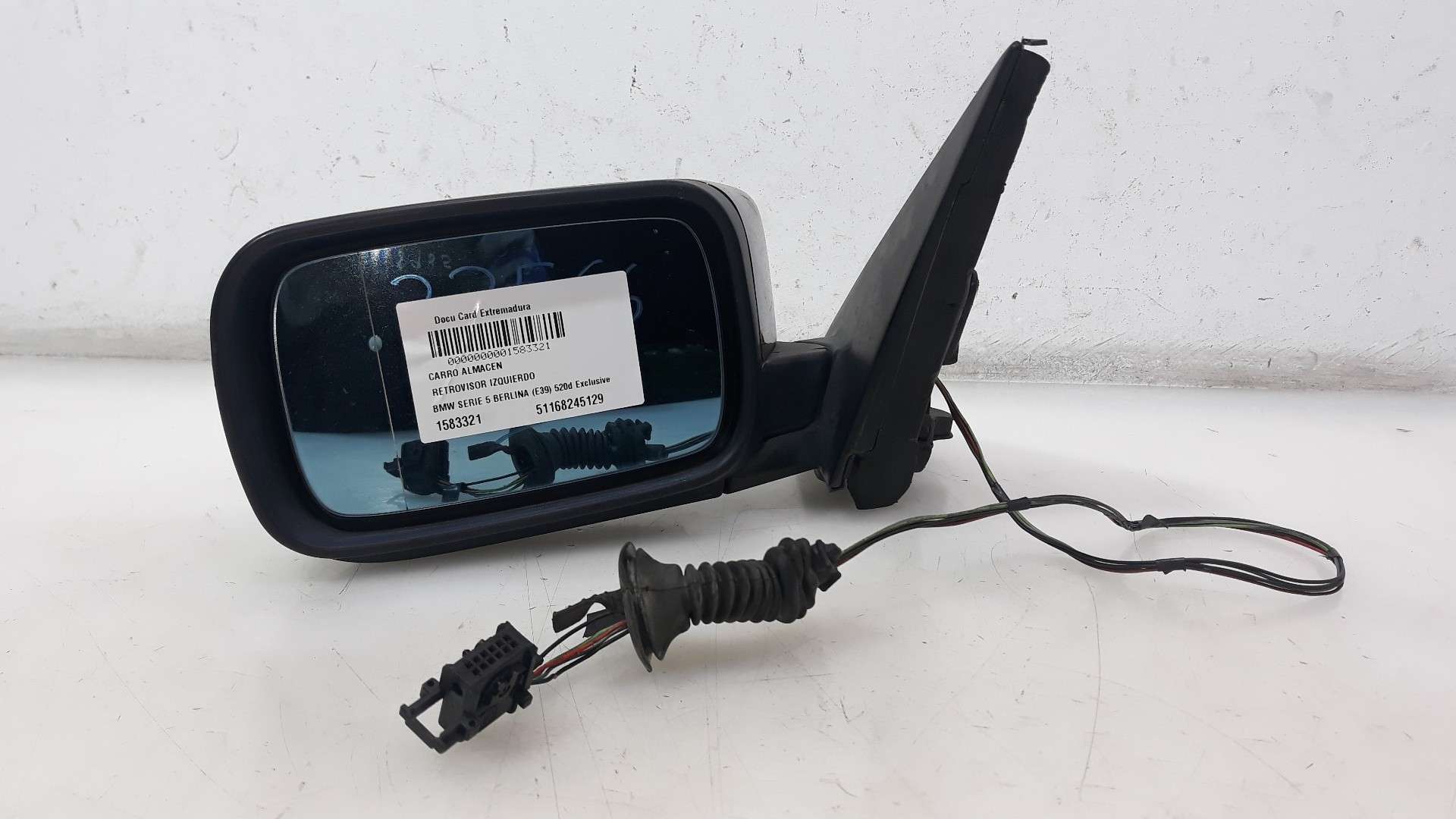 RETROVISOR IZQUIERDO BMW SERIE 5 BERLINA (E39) 1995-2003 (51168245129 1583321)