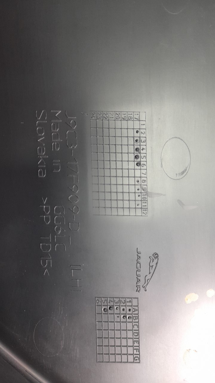 MOLDURA JAGUAR E-PACE 2017- (J9C317F909D 1321957)