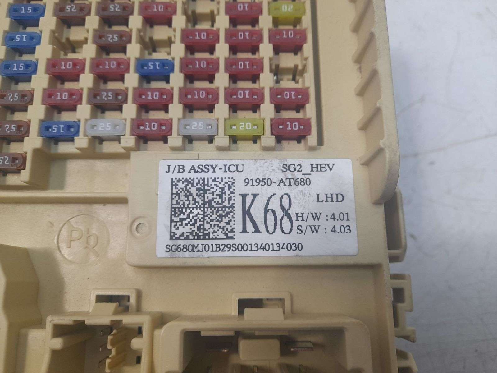 CAJA RELES / FUSIBLES KIA NIRO 2016- (91950AT680 1459624)