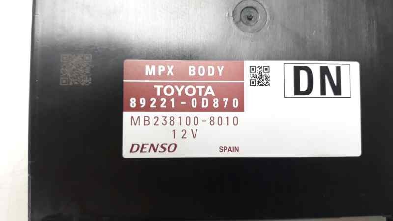 MODULO ELECTRONICO TOYOTA YARIS 2017- (892210D870 850460)