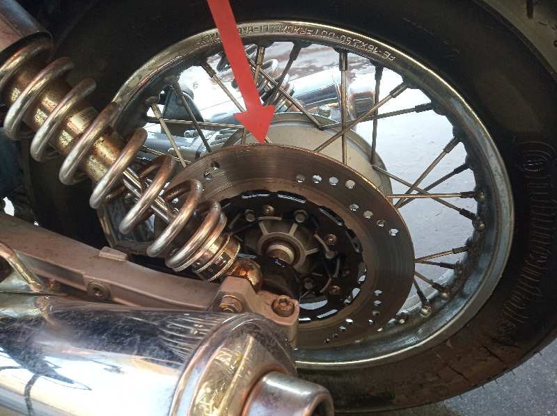 DISCO DE FRENO TRASERO GUZZI NEVADA 2005-2007 (GU31613381 946179)