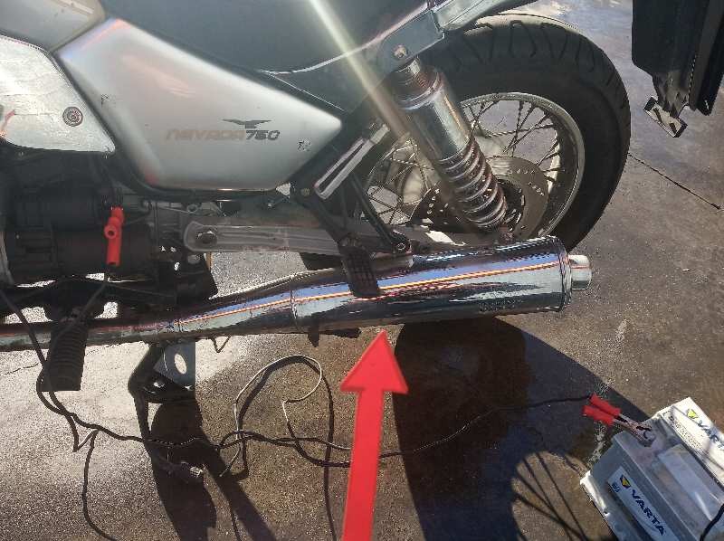 TUBO ESCAPE TRASERO GUZZI NEVADA 2005-2007 (GU31123060 946187)