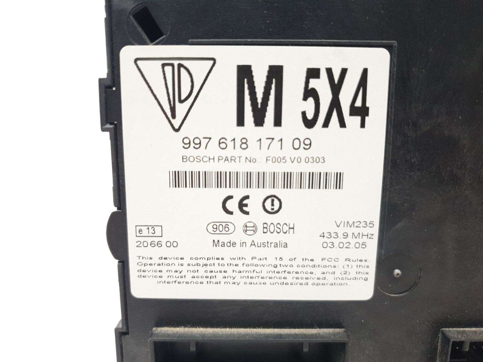 MODULO ELECTRONICO PORSCHE 911 (TYP 997) 2004-2013 (99761817109 1176442)