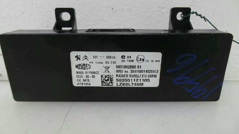 MODULO ELECTRONICO PEUGEOT 508 2011-2018 (9801862580 1143333)