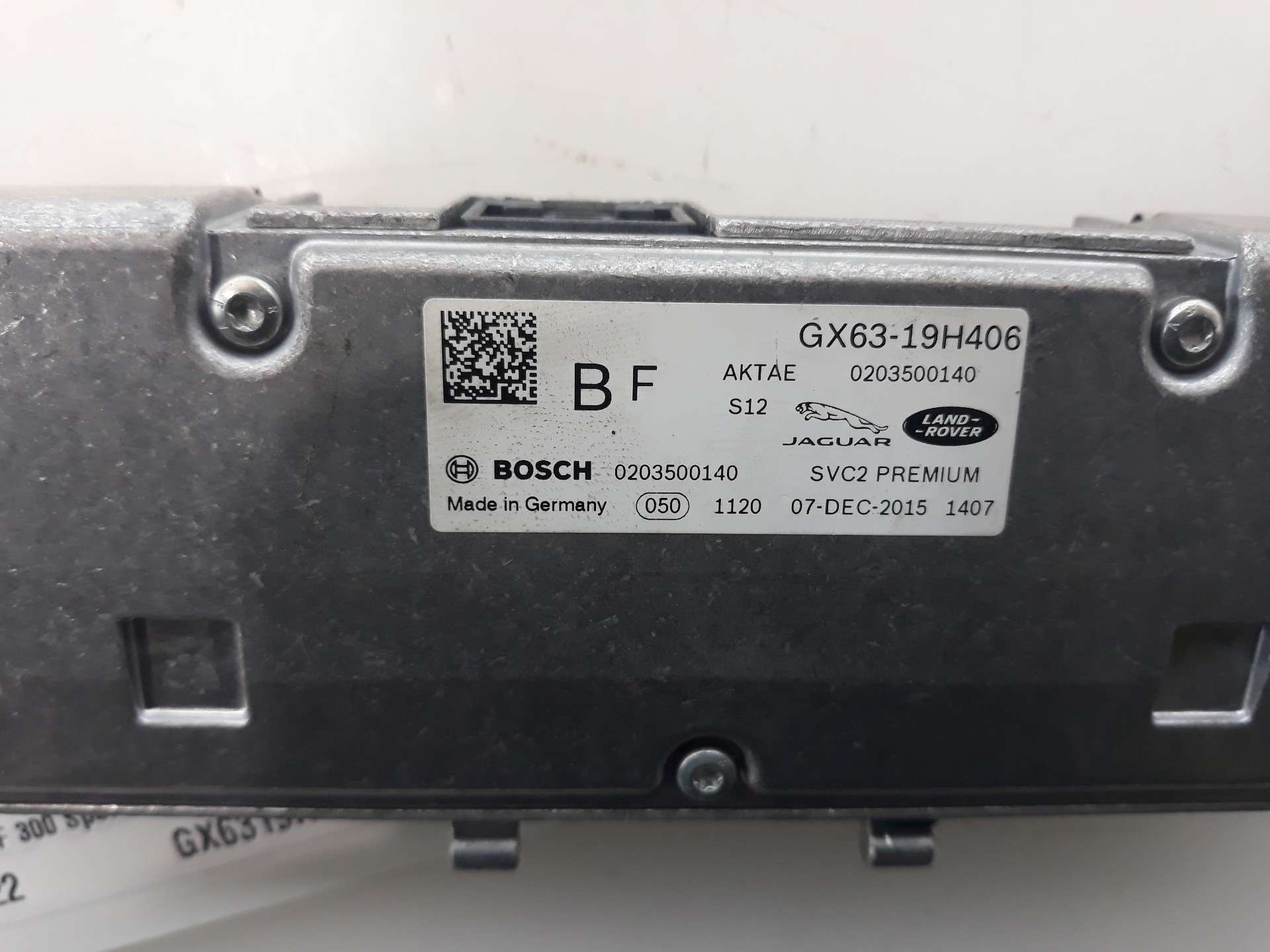 CAMARA FRONTAL JAGUAR XF II (X260) 2015- (GX6319H406 1526822)
