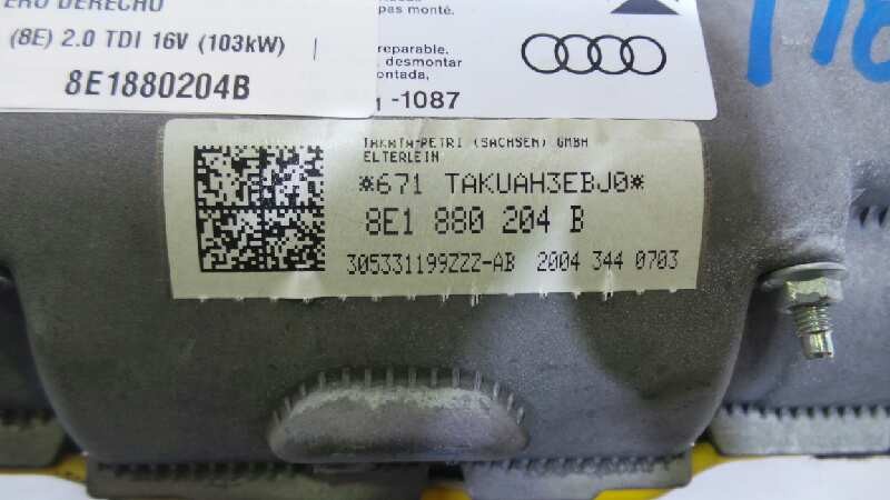 AIRBAG DELANTERO DERECHO AUDI A4 BERLINA (8E) 2004-2007 (8E1880204B 1169822)