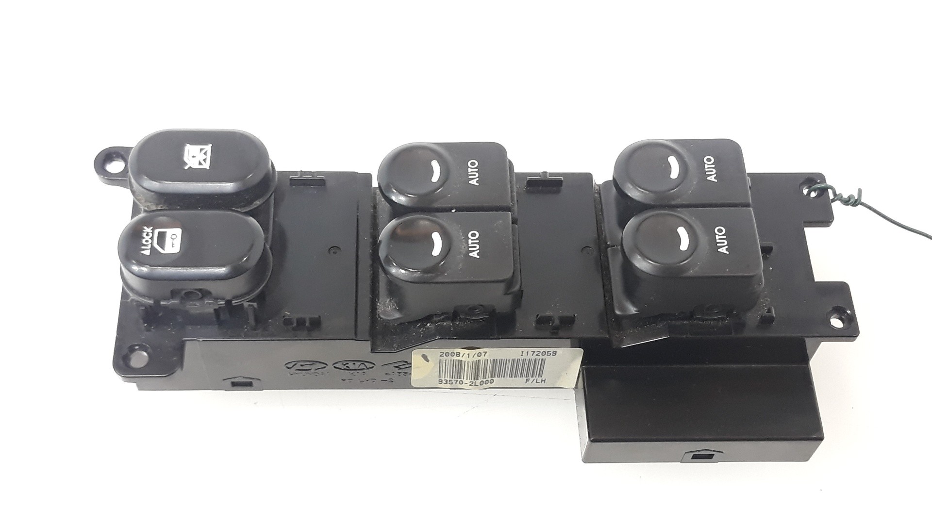 MANDO ELEVALUNAS DELANTERO IZQUIERDO HYUNDAI i30 (FD) 2007-2012 (935702L000 1633307)