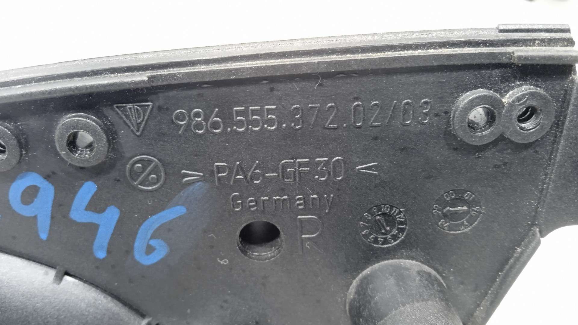 MANETA INTERIOR DELANTERA DERECHA PORSCHE BOXSTER (TYP 986) 1996-2004 (98655537202 1637422)