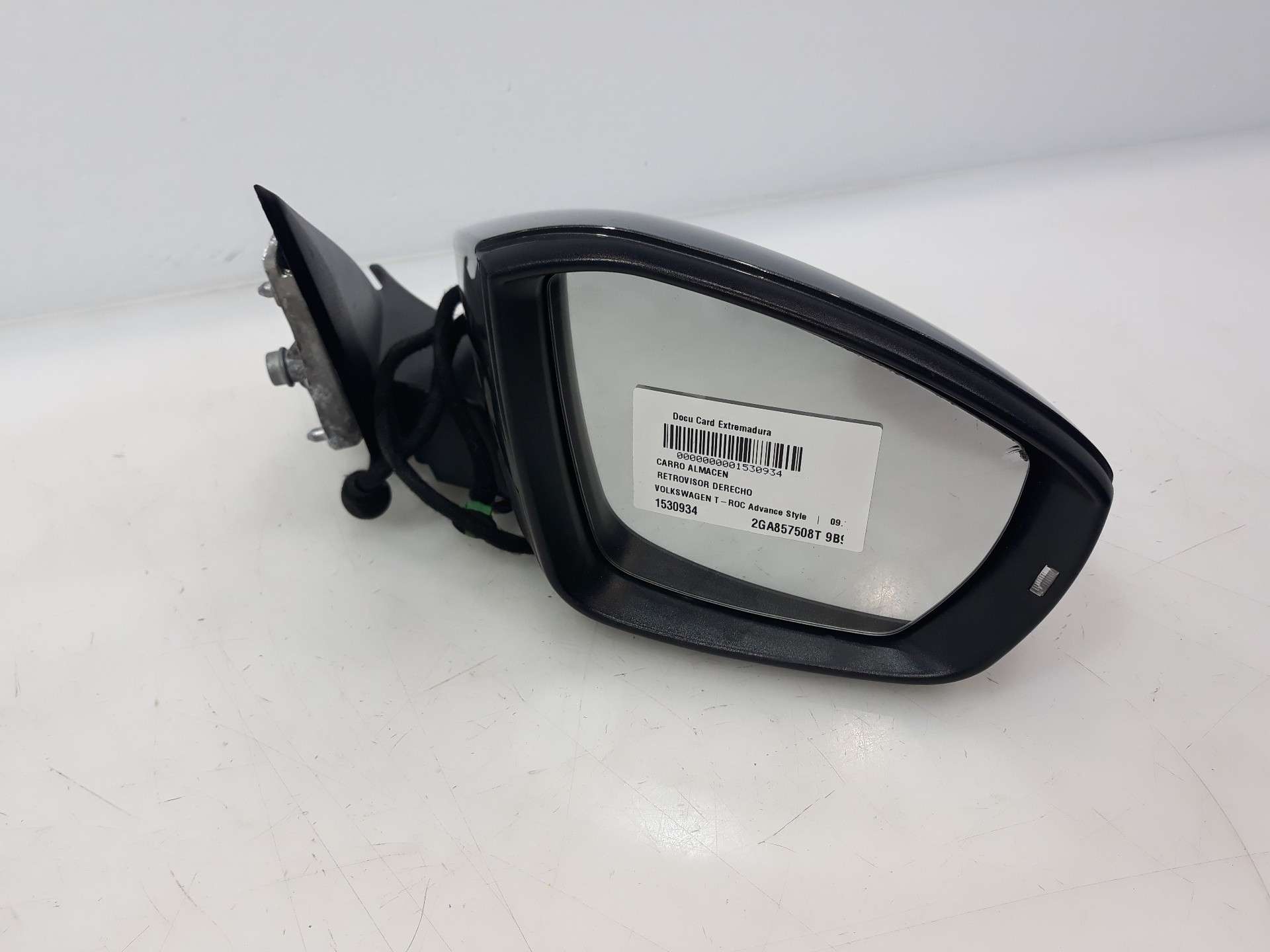 RETROVISOR DERECHO VOLKSWAGEN T-ROC 2017- (2GA857508T 9B9 1530934)