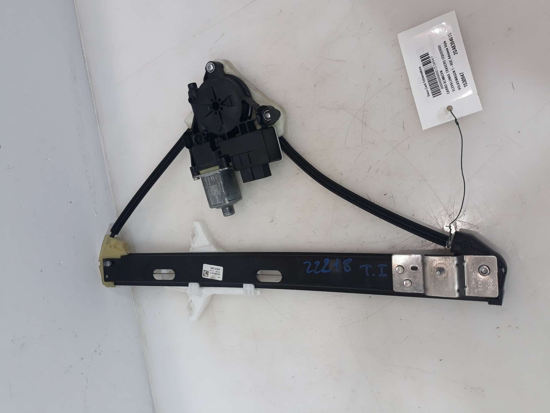 ELEVALUNAS TRASERO IZQUIERDO VOLKSWAGEN T-ROC 2017- (2GA839461G 1530947)