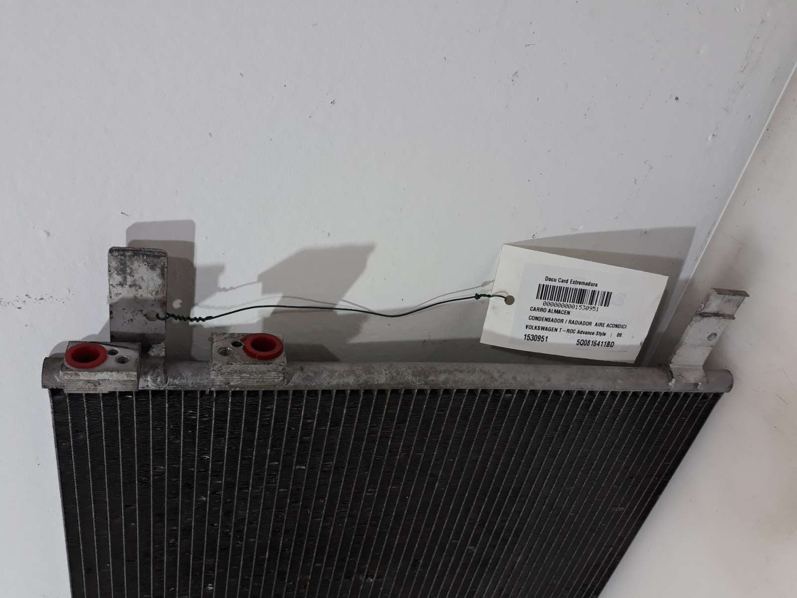 CONDENSADOR / RADIADOR  AIRE ACONDICIONADO VOLKSWAGEN T-ROC 2017- (5Q0816411BD 1530951)